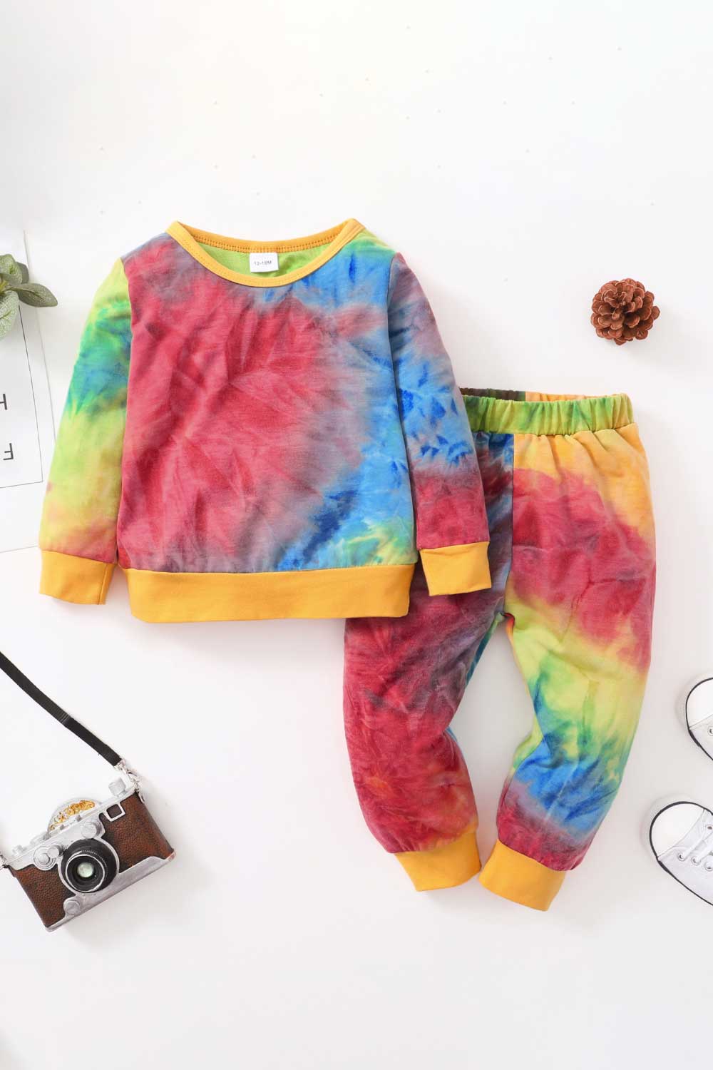 Kids Tie-Dye Top and Joggers Set